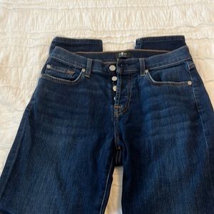 7 for all mankind Josephina CROP boyfriend jeans